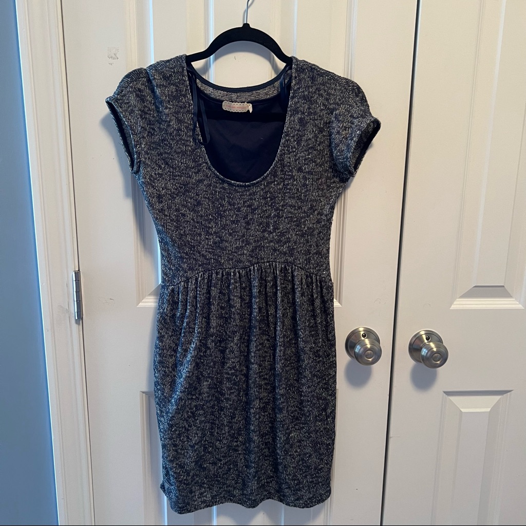Urban Outfitters Pins And Needles Knit Short Sleeved Dress